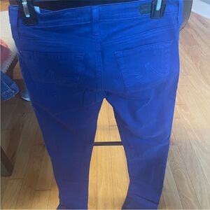 AG Adriano Goldschmied Women's Vibrant Blue Skinny Jeans